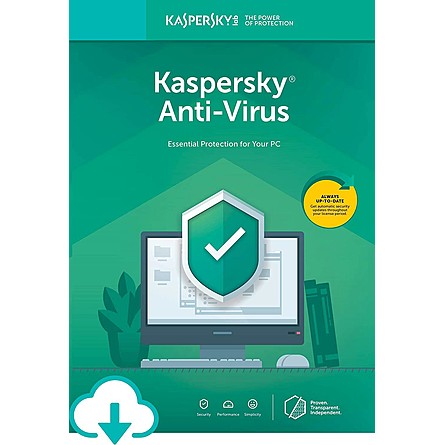 Phần Mềm Diệt Virus Kaspersky Anti-Virus (1 PC / 1 Year)