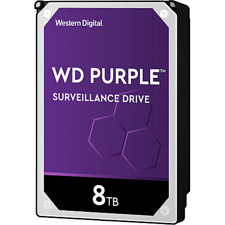 Ổ Cứng Camera WD Purple 8TB SATA 5400RPM 256MB Cache 3.5" (WD81PURZ)