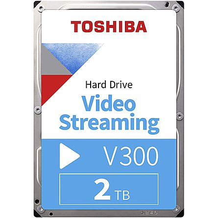 Ổ Cứng Camera Toshiba VideoStream V300 2TB SATA 5700RPM 64MB Cache 3.5" (HDWU120UZSVA)