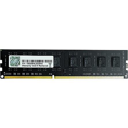 Ram Desktop G.Skill Value 4GB (1x4GB) DDR3 1600MHz (F3-1600C11S-4GNT)
