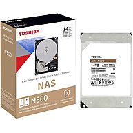 Ổ Cứng HDD 3.5" Toshiba N300 14TB NAS SATA 7200RPM 256MB Cache (HDWG21EUZSVA)