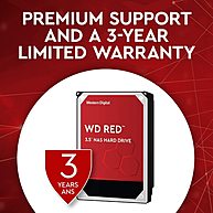 Ổ Cứng HDD 3.5" WD Red 10TB NAS SATA 5400RPM 256MB Cache (WD100EFAX)