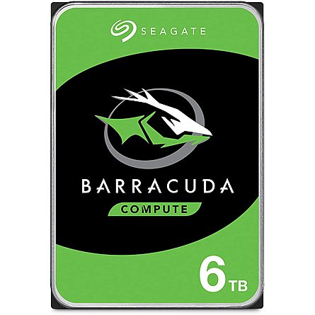 Ổ Cứng HDD 3.5" Seagate BarraCuda 6TB SATA 5400RPM 256MB Cache (ST6000DM003)