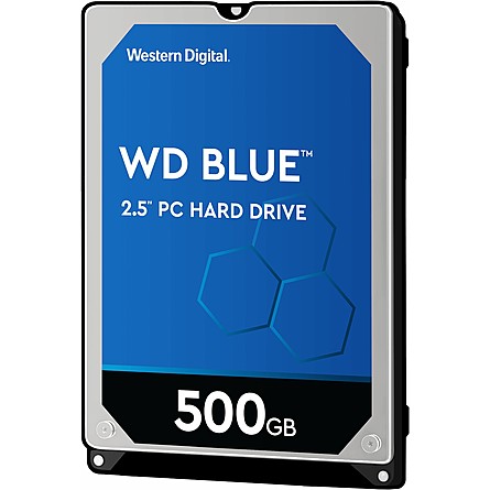 Ổ Cứng HDD 2.5" WD Blue 500GB SATA 5400RPM 16MB Cache (WD5000LPCX)