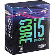 CPU Máy Tính Intel Core i5-8600K 6C/6T 3.60GHz Up to 4.30GHz 9MB Cache UHD 630 (LGA 1151)