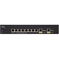 Thiết Bị Chuyển Mạch Cisco SG350-10P-K9-EU (10-Port Gigabit PoE Managed Switch)