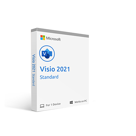 Phần Mềm Ứng Dụng Microsoft Visio Standard 2021 Win All Lng PK Lic Online DwnLd C2R NR (D86-05942)