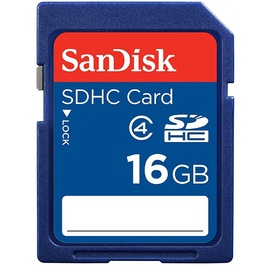 Thẻ Nhớ Sandisk 16GB SDHC Class 4 (SDSDB-016G-B35) Thẻ Nhớ Sandisk 16GB SDHC Class 4 (SDSDB-016G-B35)