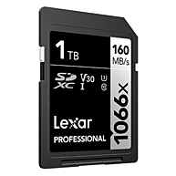 Thẻ Nhớ Lexar 1066x 1TB SDXC UHS-I U3 V30 (LSD1066001T-BNNNG)