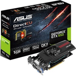 Card Màn Hình Asus NVIDIA GeForce® GTX 650 1GB GDDR5 (GTX650-DC-1GD5) Card Màn Hình Asus NVIDIA GeForce® GTX 650 1GB GDDR5 (GTX650-DC-1GD5)