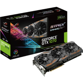 Card Màn Hình Asus ROG Strix GeForce® GTX 1070 8GB GDDR5 (STRIX-GTX1070-8G-GAMING) Card Màn Hình Asus ROG Strix GeForce® GTX 1070 8GB GDDR5 (STRIX-GTX1070-8G-GAMING)