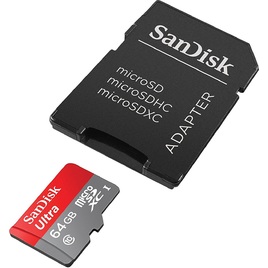 Thẻ Nhớ Sandisk Ultra 64GB microSDXC UHS-I Class 10 + SD Adapter (SDSQUNC-064G-GN6MA) Thẻ Nhớ Sandisk Ultra 64GB microSDXC UHS-I Class 10 + SD Adapter (SDSQUNC-064G-GN6MA)