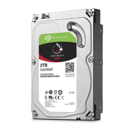 Ổ Cứng HDD 3.5" Seagate IronWolf 2TB NAS SATA 5900RPM 64MB Cache (ST2000VN003)