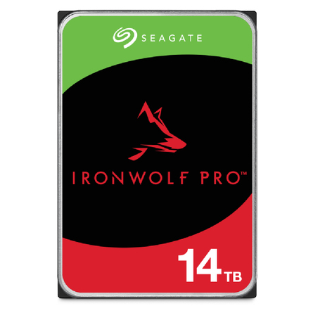 Ổ Cứng HDD 3.5" Seagate IRONWOLF PRO NT 14TB NAS SATA 7200RPM 256MB CACHE (ST14000NT001)