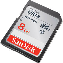 Thẻ Nhớ Sandisk Ultra 8GB SDHC UHS-I Class 10 (SDSDUN-008G-G46) Thẻ Nhớ Sandisk Ultra 8GB SDHC UHS-I Class 10 (SDSDUN-008G-G46)