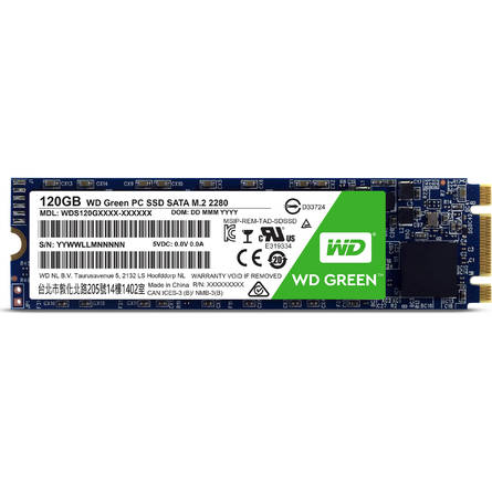 Ổ Cứng SSD WD Green 120GB SATA M.2 2280 (WDS120G1G0B)