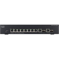 Cisco SF302-08 8-Port 10/100Mbps Managed Switch With Gigabit Uplinks (SRW208G-K9-G5)