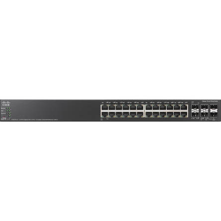 Cisco SG500X-24 24-Port GB With 4-Port 10-GB Stackable Managed Switch (SG500X-24-K9-G5)