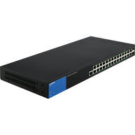 Linksys LGS528P 24-Port Gigabit POE+ Managed Switch + 2xGigabit Ethernet + 2xGigabit SFP/RJ45 Combo Ports (LGS528P-AP)