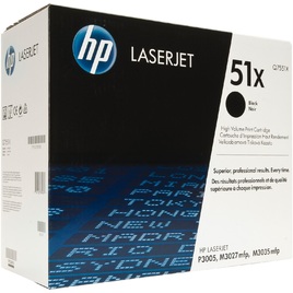 HP 51X High Yield Black Original LaserJet Toner Cartridge (Q7551X) HP 51X High Yield Black Original LaserJet Toner Cartridge (Q7551X)