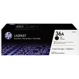 HP 36A 2-pack Black Original LaserJet Toner Cartridges (CB436AD) HP 36A 2-pack Black Original LaserJet Toner Cartridges (CB436AD)