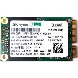 Ổ Cứng SSD SK hynix SC300 512GB mSATA (HFS512G3AMND) Ổ Cứng SSD SK hynix SC300 512GB mSATA (HFS512G3AMND)