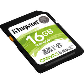 Thẻ Nhớ Kingston Canvas Select 16GB SDHC UHS-I Class 10 (SDS/16GB) Thẻ Nhớ Kingston Canvas Select 16GB SDHC UHS-I Class 10 (SDS/16GB)