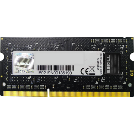 Ram Laptop G.Skill 8GB (1x8GB) DDR3 1600MHz (F3-1600C11S-8GSQ)