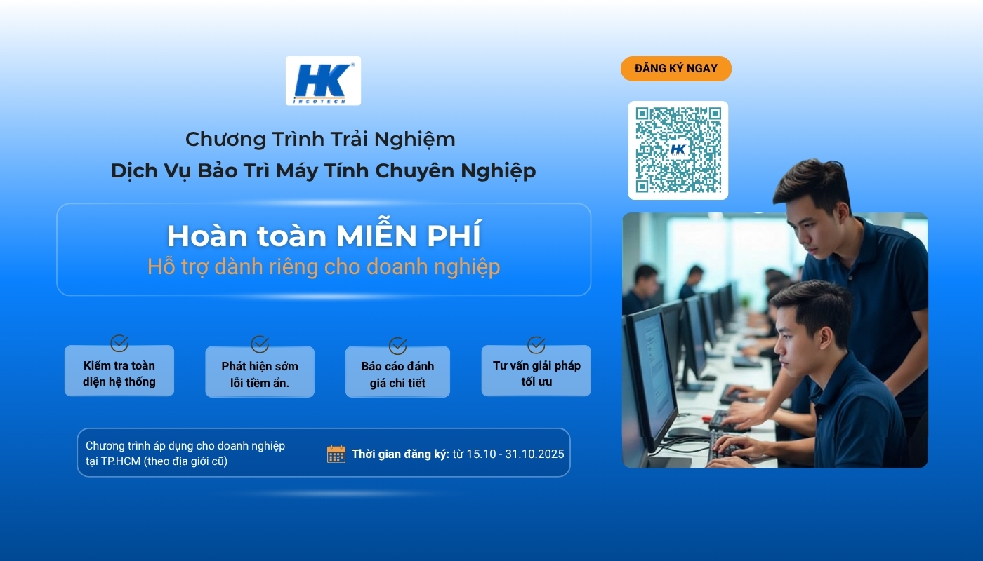 Miễn phí Bảo trì máy tính cho doanh nghiệp