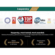 Phần Mềm Diệt Virus Kaspersky Anti-Virus (3 PCs / 2 Years)