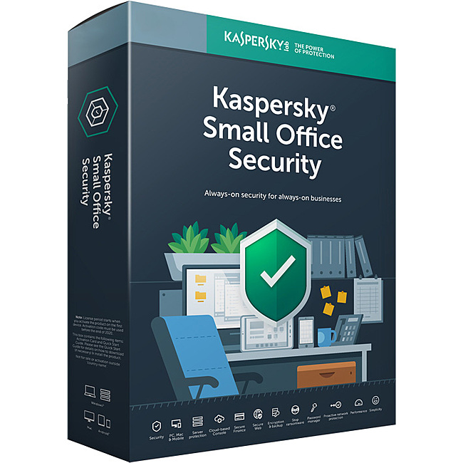Phần Mềm Diệt Virus Kaspersky Small Office Security (5 PCs + 5 Mobiles + 1 File Server)