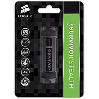 USB Máy Tính Corsair Survivor Stealth 64GB USB 3.0 (CMFSS3B-64GB)