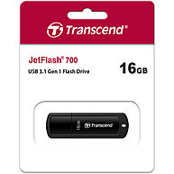 USB Máy Tính Transcend JetFlash 700 16GB USB 3.1 Gen 1 (TS16GJF700)