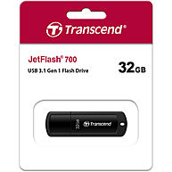 USB Máy Tính Transcend JetFlash 700 32GB USB 3.1 Gen 1 (TS32GJF700)