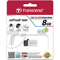 USB Máy Tính Transcend JetFlash 380 8GB microUSB 2.0 (TS8GJF380S)