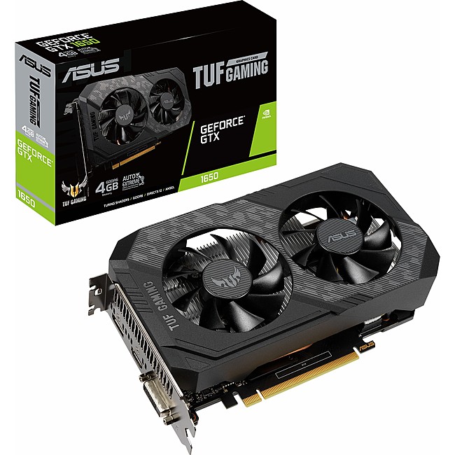 Card Màn Hình Asus TUF Gaming GeForce GTX 1650 4GB GDDR6 (TUF-GTX1650-4GD6-GAMING)