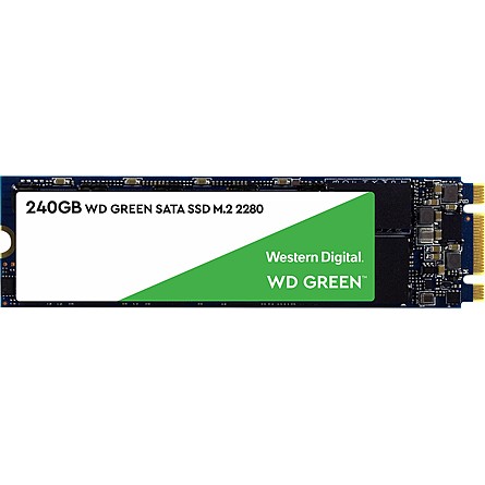 Ổ Cứng SSD WD Green 240GB SATA M.2 2280 (WDS240G2G0B)