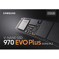 Ổ Cứng SSD SAMSUNG 970 EVO Plus 250GB NVMe M.2 PCIe Gen 3 x4 512MB Cache (MZ-V7S250BW)