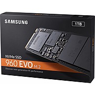 Ổ Cứng SSD SAMSUNG 960 EVO 1TB NVMe M.2 PCIe Gen 3 x4 1024MB Cache (MZ-V6E1T0BW)