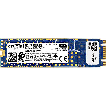 Ổ Cứng SSD Crucial MX500 500GB SATA M.2 2280 (CT500MX500SSD4)