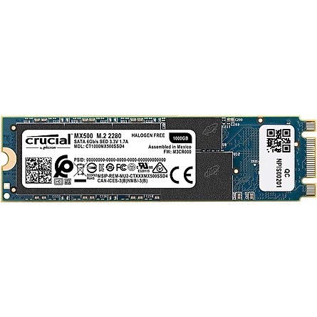 Ổ Cứng SSD Crucial MX500 1TB SATA M.2 2280 (CT1000MX500SSD4)