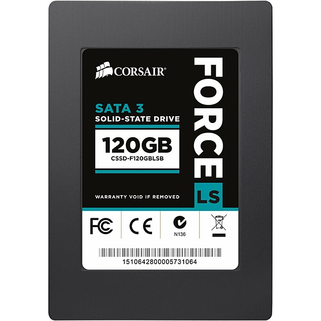Ổ Cứng SSD Corsair Force LS 120GB SATA 2.5" (CSSD-F120GBLSB)