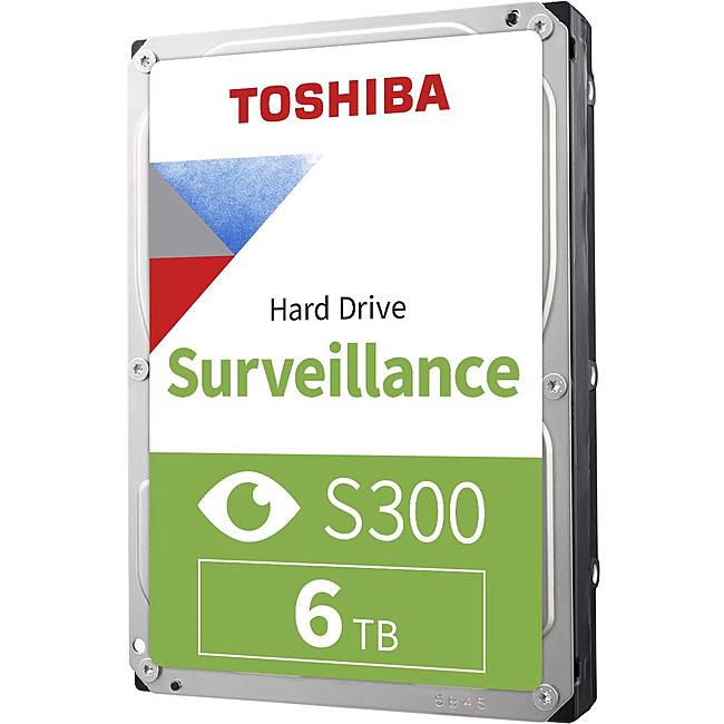 Ổ Cứng Camera Toshiba Surveillance S300 6TB SATA 7200RPM 256MB Cache 3.5" (HDWT360UZSVA)