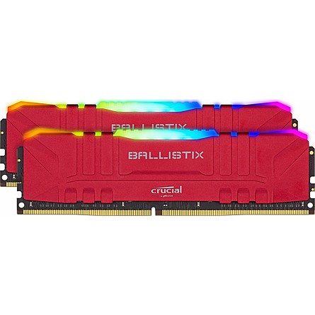 Ram Desktop Crucial Ballistix RGB 16GB (2x8GB) DDR4 3200MHz (BL2K8G32C16U4RL)
