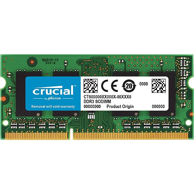 Ram Laptop Crucial 4GB (1x4GB) DDR3L 1600MHz (CT51264BF160B)
