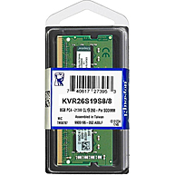 Ram Laptop Kingston 8GB (1x8GB) DDR4 2666MHz (KVR26S19S8/8FE)