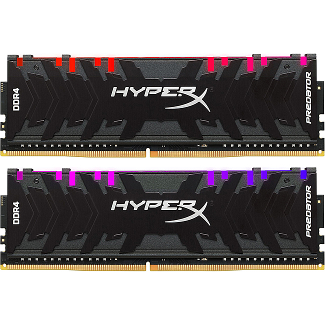 Ram Desktop Kingston HyperX Predator RGB 32GB (2x16GB) DDR4 3200MHz (HX432C16PB3AK2/32)
