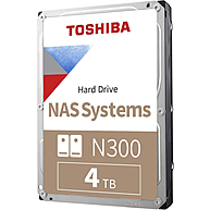 Ổ Cứng HDD 3.5" Toshiba N300 4TB NAS SATA 7200RPM 128MB Cache (HDWQ140UZSVA)