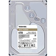 Ổ Cứng HDD 3.5" Toshiba N300 6TB NAS SATA 7200RPM 256MB Cache (HDWG160UZSVA)