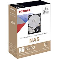 Ổ Cứng HDD 3.5" Toshiba N300 8TB NAS SATA 7200RPM 256MB Cache (HDWG180UZSVA)
